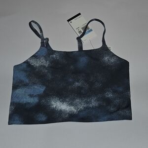 Nike Dark Blue Tie-Dye Crop Top